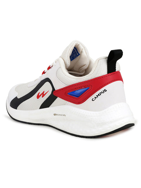 OMAX White Men's Running Shoes